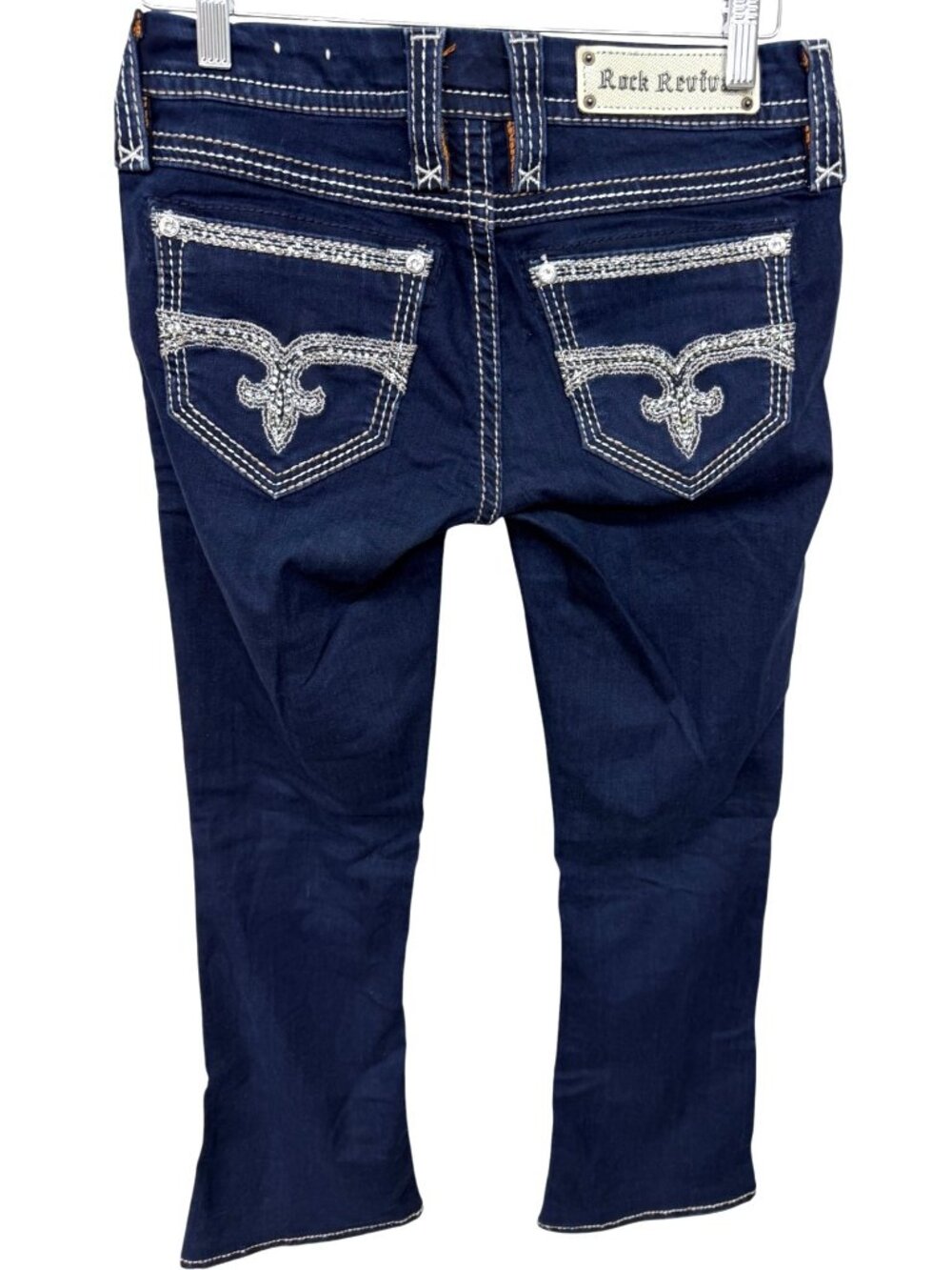 Rock Revival Amanda Easy Bootcut Jeans Dark Wash Size 26